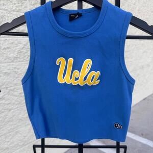 Hype and Vice blue UCLA crop top tank